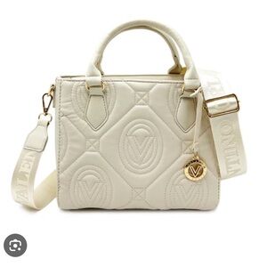 Valentino Orlandi Bone Quilted Handbag